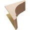 Ekena Millwork 11"W x 22"D x 22"H Classic Olympic Rough Cedar Woodgrain TimberThane Corbel, Primed Tan CORUR11X22X22OLYRCPR - alternate 5